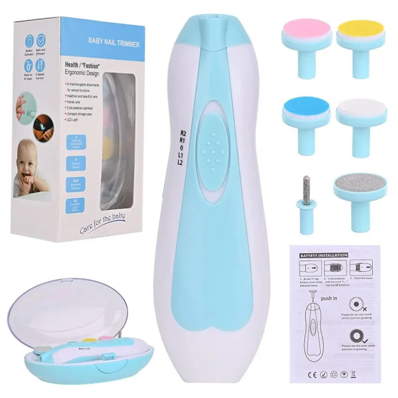 GentleTouch Baby Nail Care Set – Electric Trimmer & Polisher