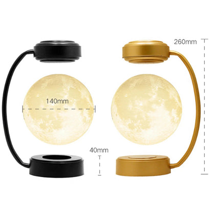 3D Wireless Moon Lamp Night Light LED Floating Magnetic Levitating Rotating Moon Ball