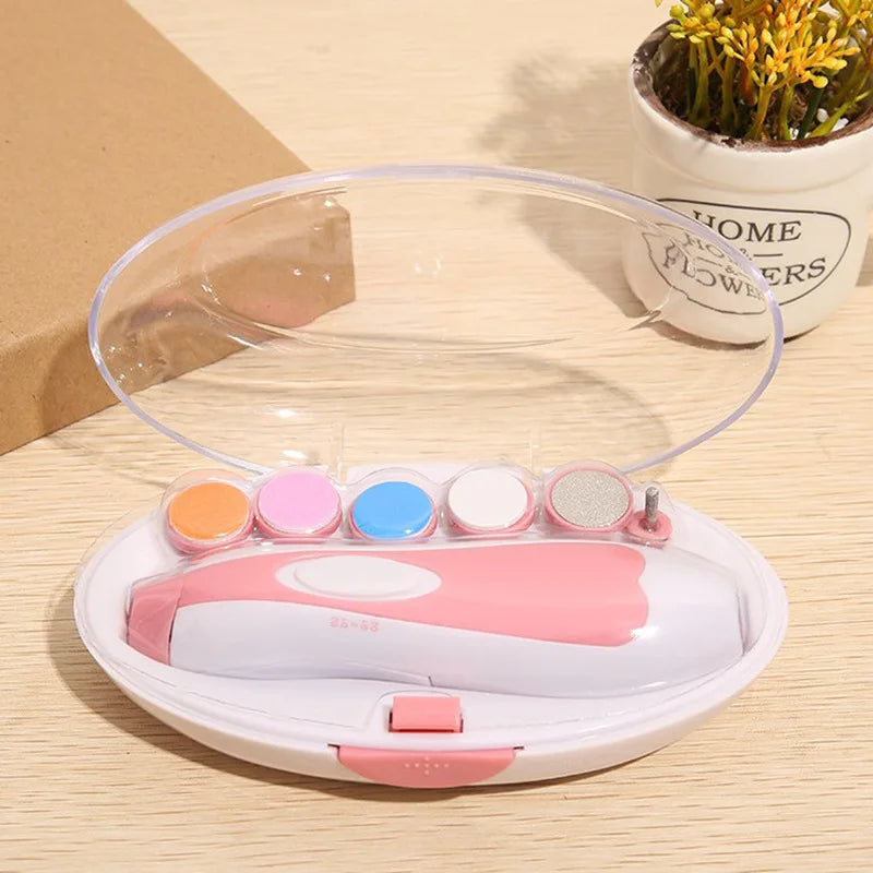 GentleTouch Baby Nail Care Set – Electric Trimmer & Polisher