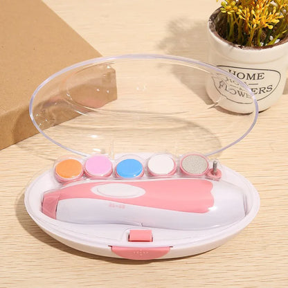 GentleTouch Baby Nail Care Set – Electric Trimmer & Polisher